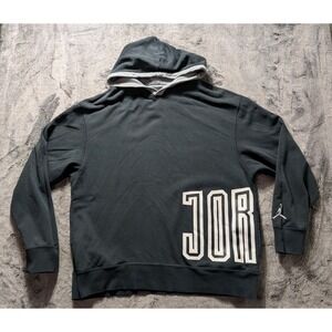Jordan Long Sleeve Hoodie Men's Size XL Black/Gray